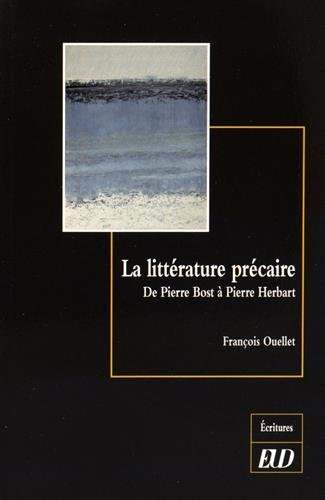La  littérature précaire
