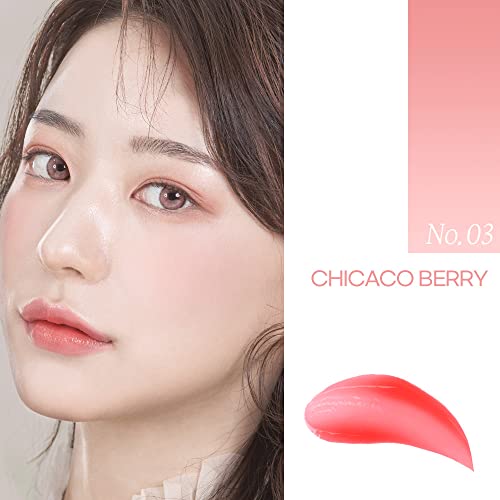 MERBLISS City Holic Lip Glow (03 Chicago Berry) Daily Tinted Lip Balm