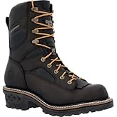 Georgia Boot LTX Logger Waterproof Black Work Boot