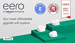 Like-New Amazon eero 6+ mesh wifi system - Supports