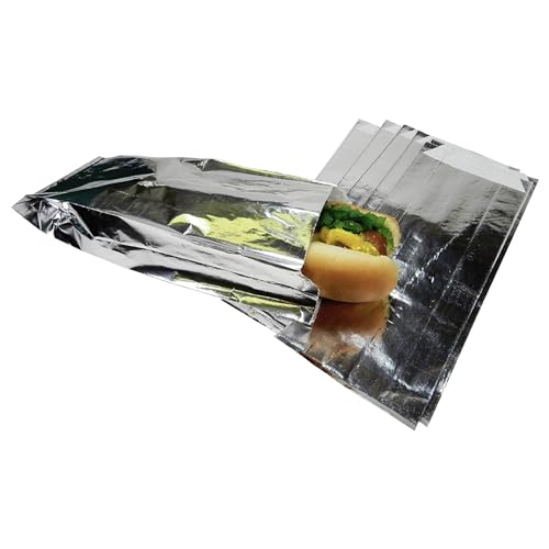 Regency Wraps Grease Resistant Serving Snack Bags, Foil-Lined Bags to Retain He…