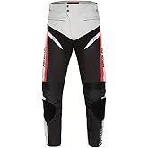 Motorcycle Pants for Men and Women Waterproof Windproof Motorbike Riding Gear Pants with Removable Armor for All Season (Khaki, 40-XXXL)