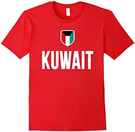 Men's KUWAIT T-shirt Im Kuwaiti I Love Kuwait Flag Gift Tee Small Red