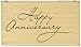 Inkadinkado 'Happy Anniversary' Mounted Rubber Stamp for Card Making and Scrapbooking, 1.75'' x 2.5''
