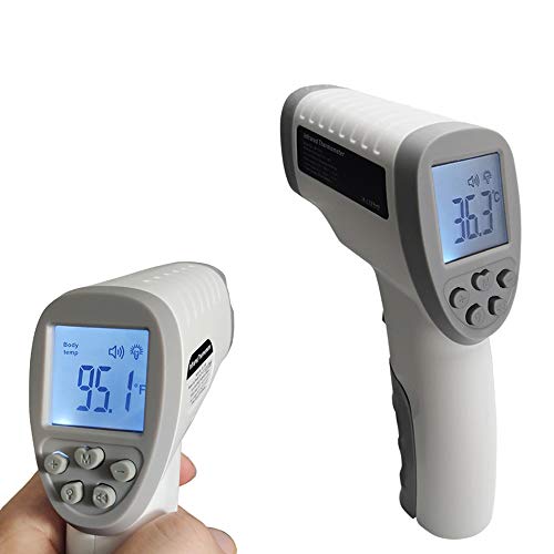 Sanvaree 2 Pack Infrared Forehead Ear Thermometer for Adults Kids Baby