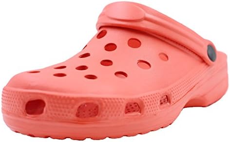 XKX Men/Women Summer Slippers/Sandals,The Best Choice For Home,Garden,Beach,8 B(M) US Red
