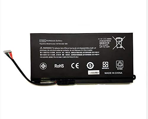 Ding New VT06XL Replacement Laptop Battery Compatible with Hp Envy 17-3000 17t-3000 Tpn-i103 657240-
