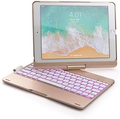 Ipad 18 第6世代 17 第5世代 9 7インチ ケース キーボード Bluetooth Simple Do カバー Apple Pencil収納 7色 防塵 ローズゴールド ワイヤレス バックライト 360度回転可能 Air Pro9 7 Air2汎用 Ipad スタンド付き New 安心と信頼 9 7