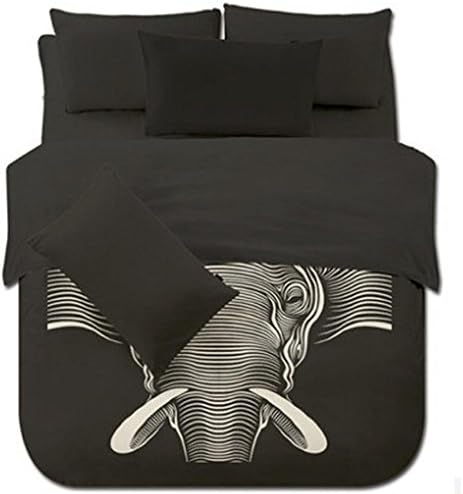 cute pet Bedding cartoon Duvet Set Double Duvet Set including (Bed linen Quilt cover Bed sign Pillow Cases), E, 220x240cm