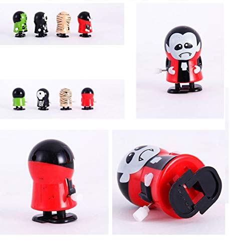 NIGHT-GRING 12 Pack Halloween Wind Up Toy Assortments for Halloween Party Favors Goody Bag Filler Halloween Props Trick Toy - Thumbnail 4