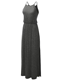 Doublju vestido maxi con escote Halter para mujeres, talla grande (hecho en EE. UU.)