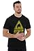 Brisco Brands Warning Power Level Over 9000 Funny Dragon Ball Z Vegeta T-Shirt Tee, Black, X-Large