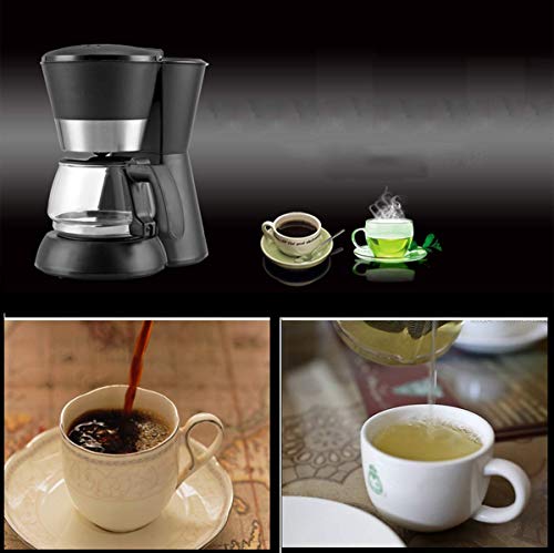 Allamp Filterkaffeemaschine, Drip Kaffeemaschinen mit Glaskanne 650ML abnehmbare Filterkaffeemaschine Anti-Drip Behalten… – Bild 3
