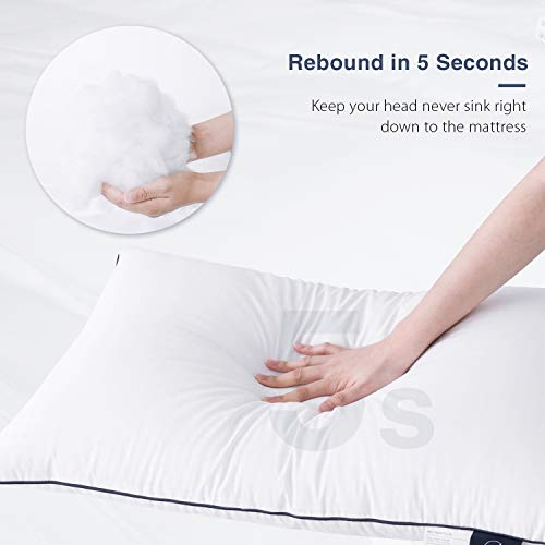 SUMITU Bed Pillows for Sleeping 2 Pack Queen Size 20 x 30 Inches