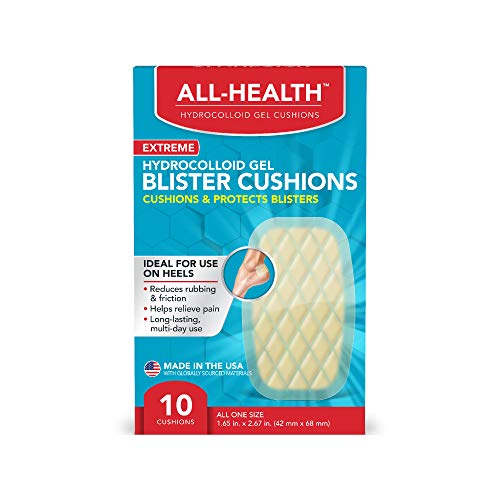 All-Health Extreme Hydrocolloid Gel Blister Cushion Bandages, 10Count