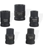 5-Piece Brake Caliper Socket Set For VW Audi Porsche - 1/2 Drive Specialty Tools