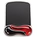 Kensington Duo Gel Mouse Pad with Wrist Rest - Red (K62402AM)