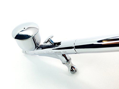 Ginza HP CS Dual Action Airbrush Gun / Gravity Feed (Model # GP-C) from Japan use for Nails. Airbrushing, Tanning, Tattoo, Body Spraying Painting, Auto Spray Painting or Art Painting