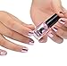 Morecome Mirror Nail Polish Plating Silver Paste Metal Color Nail Polish (Pink)