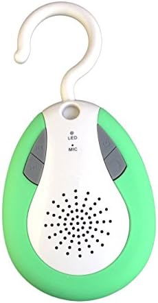 AvigoTech - Bluetooth Waterproof Shower Speaker | Rechargeable | Wireless | with Hanging Hook | Hangs on Doorknob or Shower Rod | Built in Hi Sensitivity Microphone. Compatible With All BT Devices