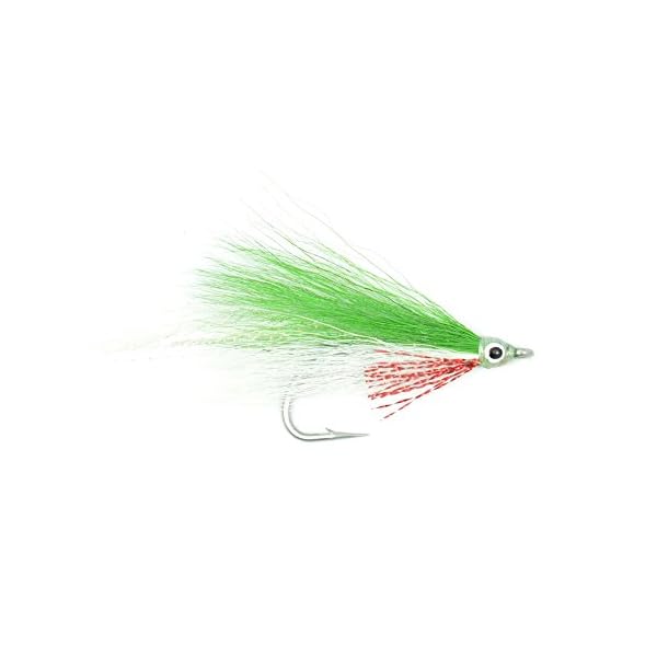 The-Fly-Fishing-Place-Leftys-Deceiver-Fly-Fishing-Flies-Collection-Assortment-of-4-Saltwater-and-Bass-Flies-Hook-Size-10