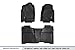 MAXFLOORMAT SMARTCOVERAGE Premium Floor Mats 2 Row Set Black for 2014-2018 Silverado/Sierra 1500 Crew Cab - 2015-2018 2500/3500 HD Crew Cab