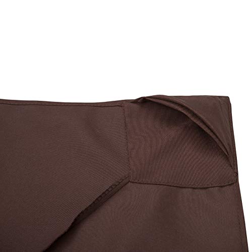 Outsunny Pavillondach, Ersatzdach für Pavillon, Pavillonabdeckung, Sonnenschutz Polyester, Kaffee, 2,98 x 2,95 m – Bild 8