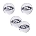 4PCS 56.5mm 2.2'' Auto Car Sticker Wheel Center Hub Cap Logo Aluminium fit for Ford