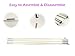 Large Balloon Arch Kit - 8FT Tall & 11Ft Wide Easy DIY Frame Base and Pole with e-Instruction - for Birthday, Wedding, Events, Party Decoration