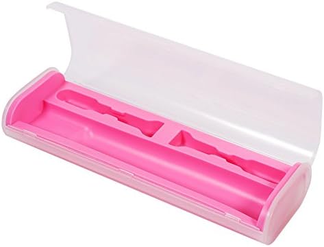 Hard Plastic Travel Case for Philips Sonicare 2/3 Series Sonic Electric Rechargeable Toothbrush HX6211 / HX6631 by YiSeyruo (Pink)
