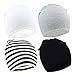 DRESHOW BQUBO 4 Pieces Baby Beanie Newborn Toddler Soft Cute Knit Hat Hospital Hats for Baby Boys Infant Cap Beanies