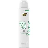 Dove Whole Body Deo Alcohol Free Deodorant Spray for Women Morning Dew 4 oz