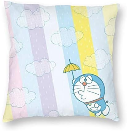 CHASITY FREDERICK Doraemon More Size Throw Pillow Covers Double Side Print Pillows Square Pillowcases Throw Cushion Covers