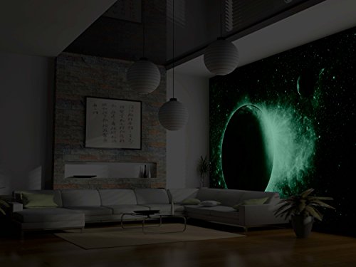 Startonight Mural Wall Art Photo Decor Cosmos Light Large 8-feet 4-inch By 12-feet Wall Mural for Living Room or Bedroom