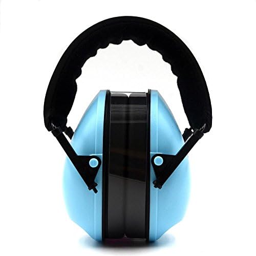 Toennesen Light Hearing Protection Ear Muff Adjustable Ear Defenders Noise Reduction Protector with Comfortable Headband Sky Blue