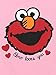 Sesame Street Girls' Modern/Fitted, Pink Elmo Loves You, 2T