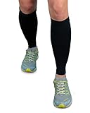 Calf Compression Sleeves 'Copper Infused' - 1 Pair - LOW Introductory Price! Helps Shin Pain, Sports, Running, Walking, Cycling, Any Activity - Boosts Circulation - Aids Faster Recovery