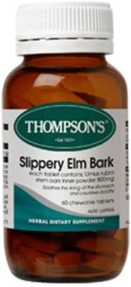 (6 PACK) - Thompsons Slippery Elm - Slippery Elm Bark Powder | 100g | 6 PACK BUNDLE