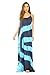 Riviera Sun 21614-NT-2X Summer Dresses/Maxi Dress/Sundresses for Women Navy/Turquoise