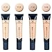 Beauty Glazed Foundation Primer Matte Me Foundation High Coverage+Poreless Flawless Looking Coverage Smooths Face Primer（04#）