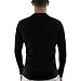 Woolx Mens Glacier Heavyweight Merino Wool Base Layer Shirt For Extreme Warmth, Black, X-Large
