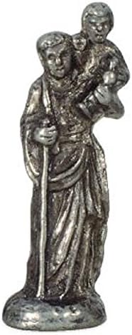 Saint Christopher Amazing Saint 1 inch Statue.