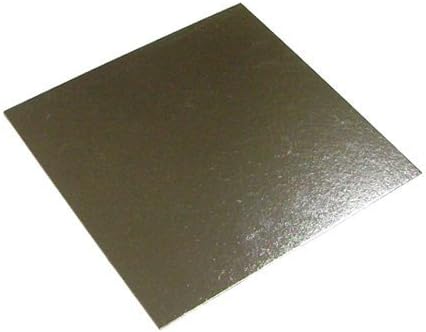 8" inch Square Cake Boards Pack of 5