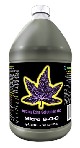 Cutting Edge Solutions Micro:2403 Micro 6-0-0 Hydroponic Nutrients, 1-Gallon