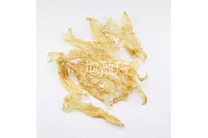 XLSEAFOOD Sun Dried Wild Caught New Zealand Ling Fish Fishmaw#30 AAA 美国旭龙行野生淡干特级新西兰鳕鱼胶#30 鱼肚花胶0.5磅(3年鱼龄，25-35片/磅) (0.5LB)