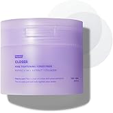 FRANKLY Pore Closer Toner Pads l Rice Jelly Pads with 9 Peptides, Vegan Collagen, Rice Extract l Pore Minimizer l Hydrating for All Skin Types l Korean Skin Care | 70 Count
