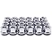 M CARKUMI Mastiff 11309 Open-End, M14x1.5 Thread, Triple-Chrome Finish, Bulge Acorn Lug Nut Set (Pack of 24)