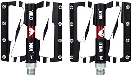 WILDMAN Bicycle Bike Pedal CNC Aluminum Alloy Road Mountain Bike Pedal Super Light Stable Plate