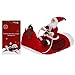 royalwise RW03-RD-XL Royal Wise Running Santa Christmas Pet Costumes, Apparel Party Dressing Up Clothing for Dogs Cats Clothes Pet Outfit, Red, X-Large