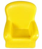 Big Yellow Chair Shaped Stress Relief Toy, Squeezable Foam.